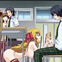 Blowjob in the class hentai